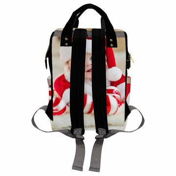 Personalized Family Photo Bag, Custom Diaper Bag With Picture Name Fashion Multipurpose Daycare Bag Mummy Nursing Baby Bags Shou