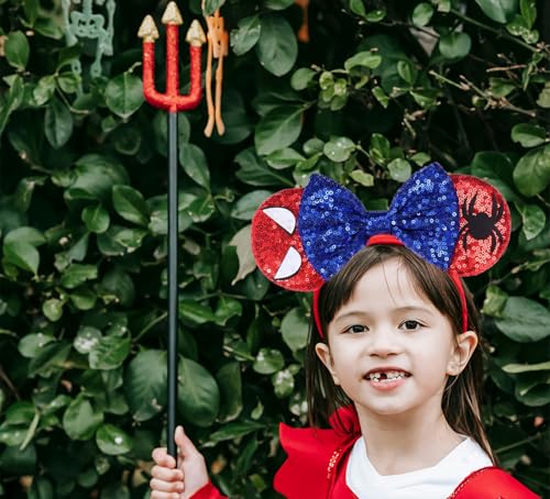 Razko Headband, Minnie Ears, Rose Gold, Iridescent, Silver Blue Rainbow, Spider Design, One Size Fits All