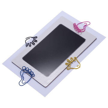 Large Size Baby Inkless Handprint And Footprint Kit With 4 Ink Pads And 8 Imprint Cards By Pchero, Ideal For Family Keepsake New