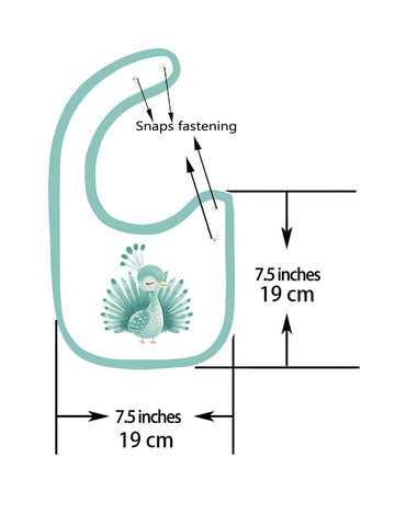 Baby Bibs For Boys And Girls, Waterproof Cotton 6 Pack, Drool And Mealtime (Multi14A)