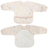 Ali+Oli Smock Bib for Baby (1-pc) Long Sleeve (Undersea) BPA-Free Oeko-Tex Certified, Mess Proof Baby Bib for Eating, Waterproof