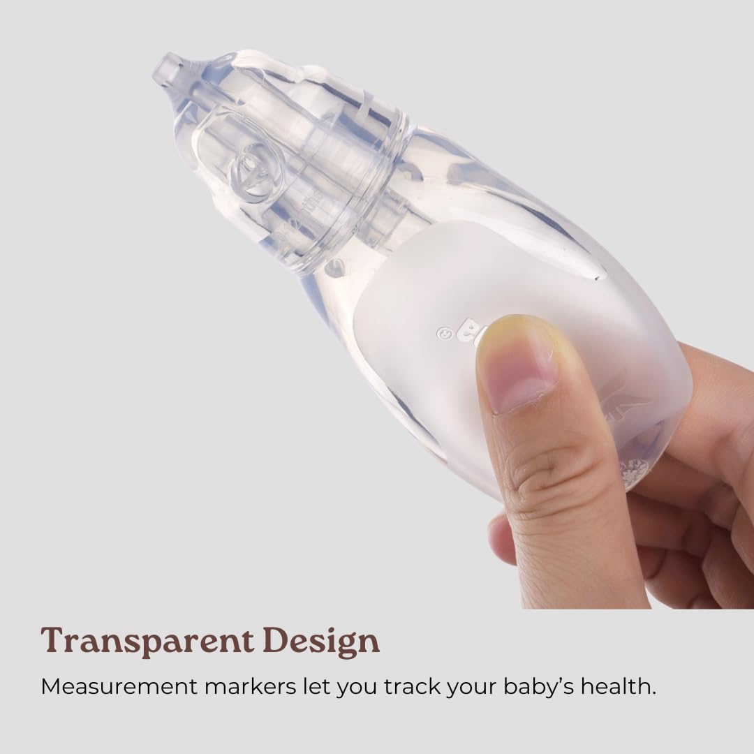 Haakaa Penguin Nasal Aspirator For Baby - Blocked Nose Relief: Works By Suction - Bpa, Pvc & Phthalate-Free - Food-Grade Silicon