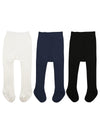 Century Star Soft Toddler Tights - Baby Girl Leggings & Stockings - Warm & Thick - White, Black, Navy - 0-6 Months
