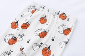 Owlivia 100% Organic Cotton Baby Long Sleeve Pajama Sets, Toddler Boy Girl 2-Piece Sleepwear(2 Years, Pumpkins)