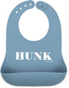 Bella Tunno Wonder Bib - Adjustable Silicone Baby Bibs for Boys, Durable and Waterproof BPA Free Silicone, Hunk