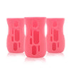 Olababy Silicone Sleeve For Avent Natural Glass Bottles (Pack Of 3) (8 Oz, Pink)