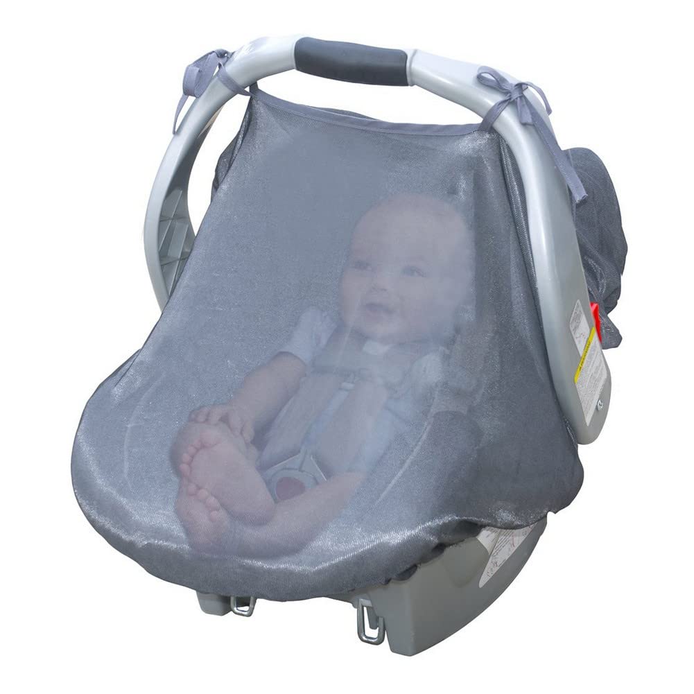 Jolly Jumper Solarsafe Cover For Car Seats - Mesh Net Protects Baby From Uv Rays