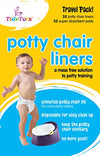 Tidytots Disposable Potty Chair Liners And Pads For Potty Training Toddlers Xl Combo Travel Refill Pack Of 32 Disposable Potty L
