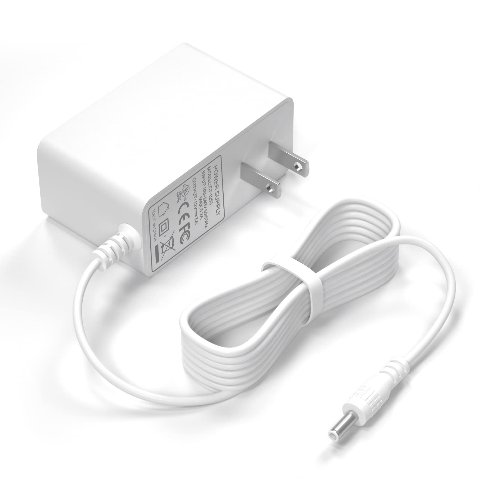 12V 3A For 4Moms Mamaroo Power Cord Compatible With 4Moms Mamaroo 2/4, For 2015 Mamaroo Infant Seat, Rockaroo Baby Swing Charger