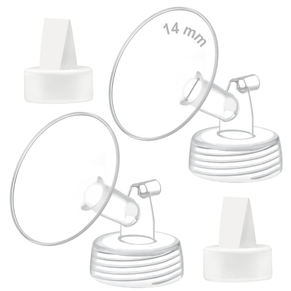 Maymom 14Mm Flange And Duckbill Valve Compatible With Spectra S1 Spectra S2 Spectra 9 Plus Not Original Spectra Pump Parts Repla