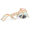 Bierum 8 In 1 Montessori Pikler Triangle Set With Soft Cushion, Foldable Toddler Climbing Toys With Ramp For Sliding Or Climbing