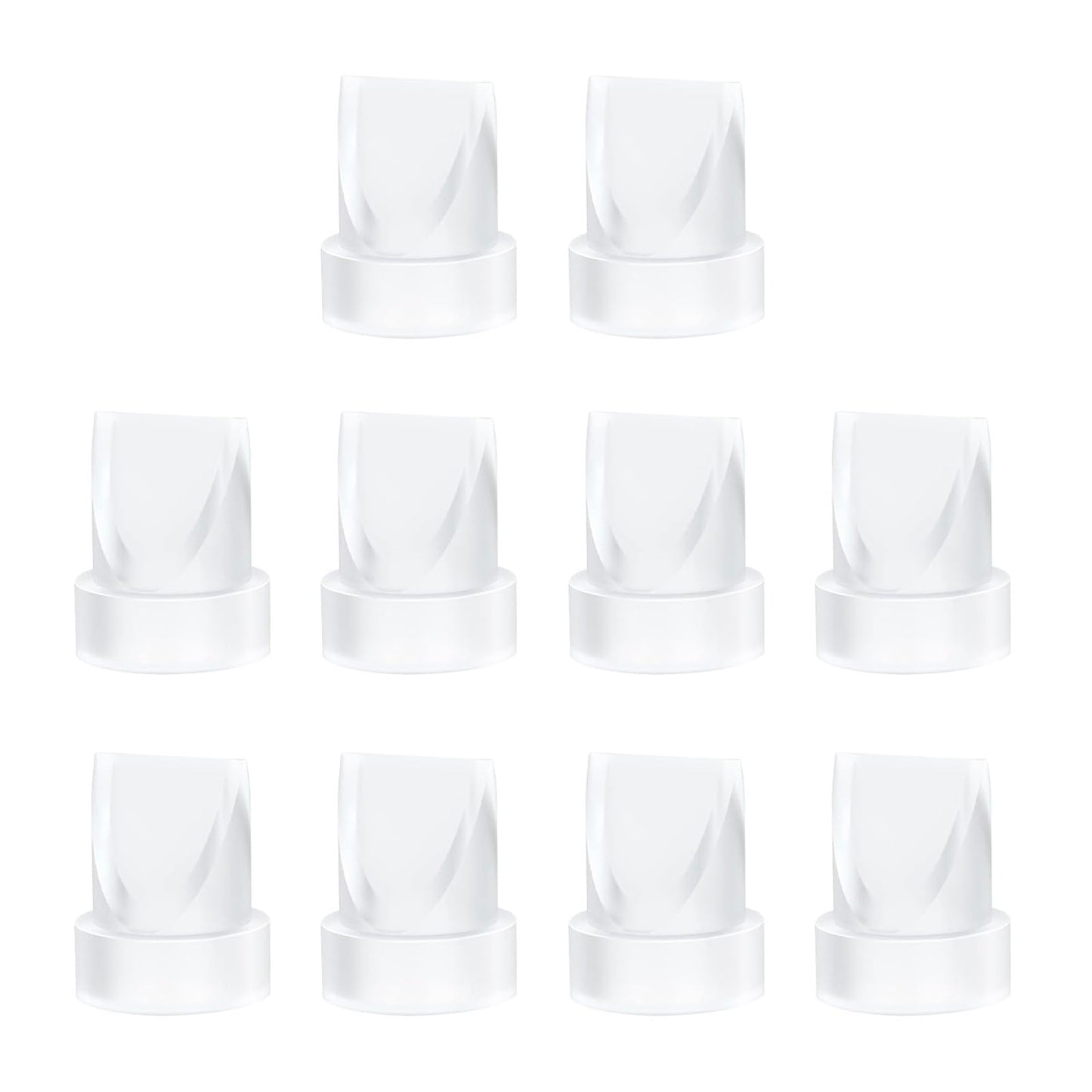 10 PCS Silicone Duckbill Valve Compatible with Momcozy M5 Wearable Breast Pump, Designed for M5 Electric Breast Pump Replacement