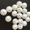 10 Pcs White Rattle Balls Inserts Rattle Box Repair Doll Noise Maker Noise Maker Insert Rattle for Animal Puppet Doll Baby Pet B