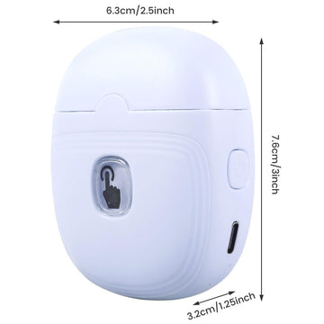 Automatic Nail Clipper Electric Nail Clippers With Light Rechargeable Fingernail Trimmer With Nail Scraps Storage Electric Nail