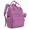 Babbleroo Diaper Bag Backpack - Baby Essentials Travel Tote, Purple, Unisex