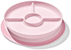 Oxo Tot Stick And Stay Suction Divided Plate - Blossom