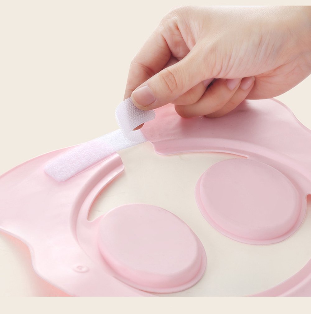 Shower Cap For Kids, Baby Shower Cap Bath Wash Shampoo Rinser Shield Hat Adjustable Head Hair Visor Protection Toddler And Child
