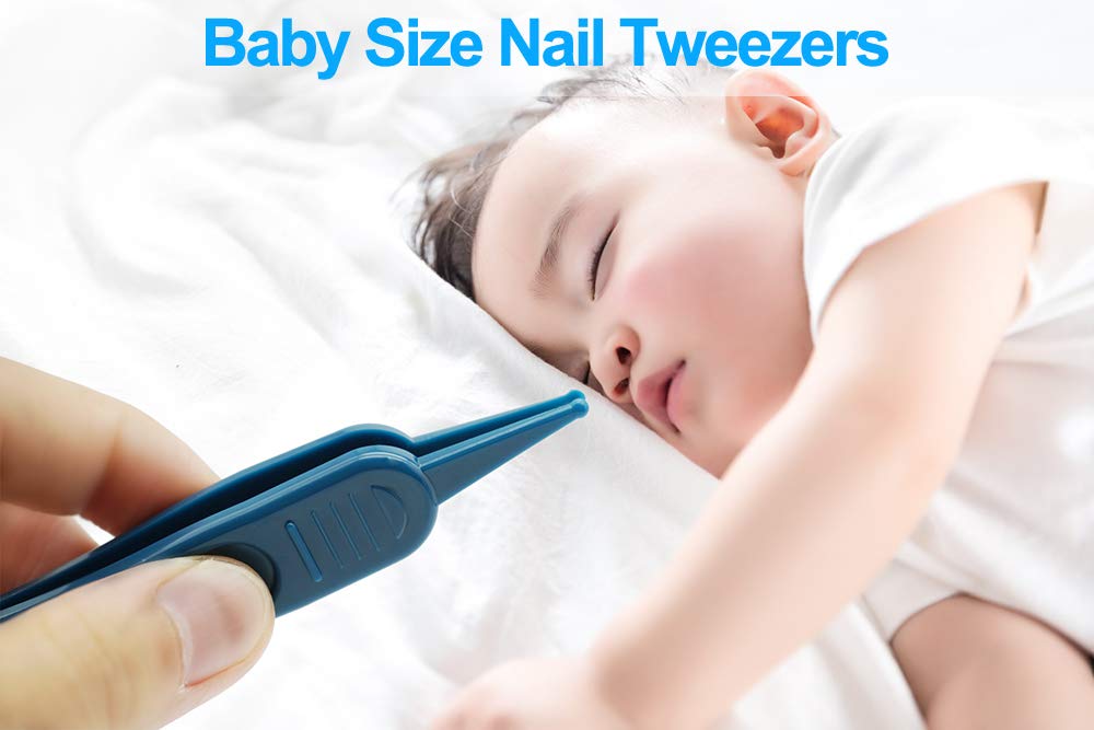 Socub Baby Nail Kit, Baby Nail Clipper, Scissor, Nail File, Tweezer, 4-In-1 Baby Grooming Kit Set For Newborn, Infant, Toddler,