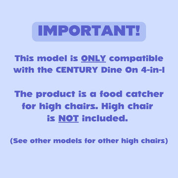 Catchy - Food Catcher - Compatible With Century Dine On 4-In-1 High Chair + 11 Other High Chairs - Highchair Sold Separately - B