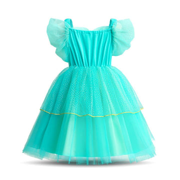 Dressy Daisy Arabian Princess Costumes Birthday Fancy Halloween Party Tulle Dress For Toddler Girls Size 4T To 5T