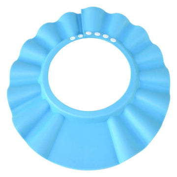 Hooyee Safe Shampoo Shower Bathing Protection Bath Cap Soft Adjustable Visor Hat For Toddler, Baby, Kids, Children  (Blue)