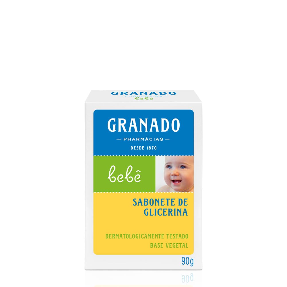 Granado Linha Bebe Sabonete em Barra de Glicerina Tradicional 90 Gr Baby Collection - Classic Glycerin Bar Soap Net 3.2 Oz