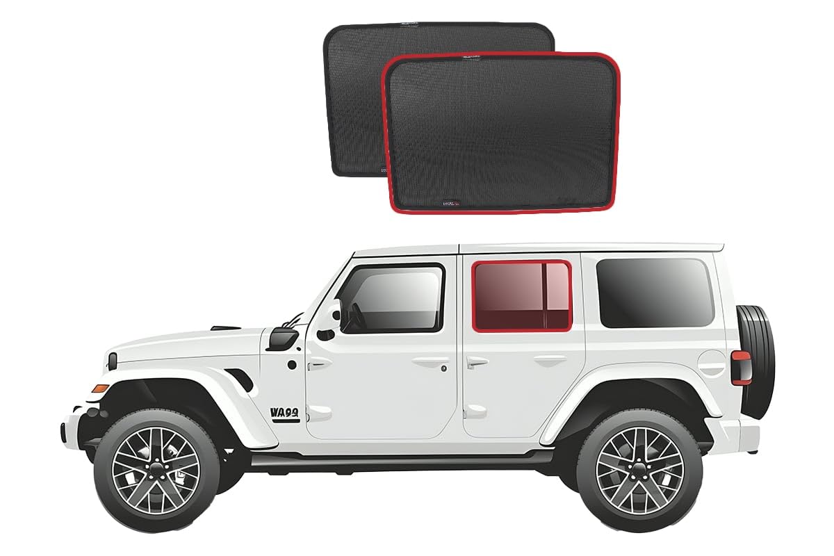 Snap Shades for Jeep Wrangler/Gladiator Car Rear Window Shades (JL/JT; 2018-Present)