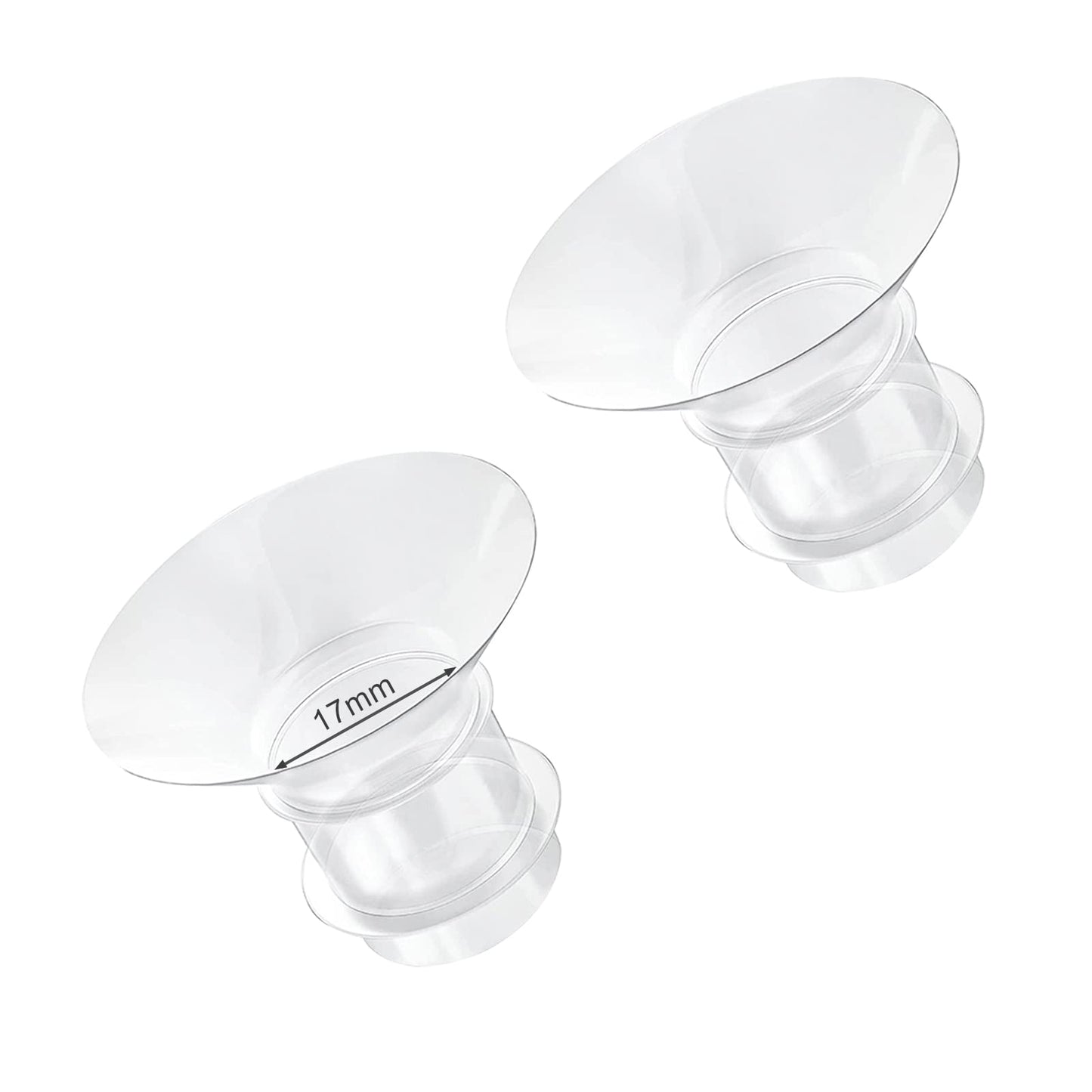 Loveishere 17mm Flange Inserts Compatible with Medela/TSRETE/Momcozy S9 S10 S12 Wearable Cups & Spectra S1 S2, 24mm Breast Pump