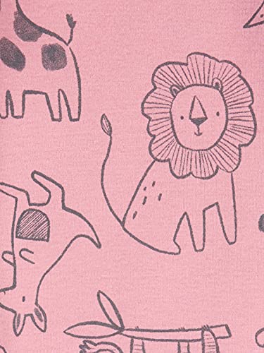 Simple Joys By Carter'S Baby Girls' Short-Sleeve Bodysuit, Pack Of 6, Multicolor/Floral/Forest Animals/Owl/Sheep, 12 Months