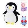 Toddler Baby Head Protection Cushion Backpack Wear,Penguin