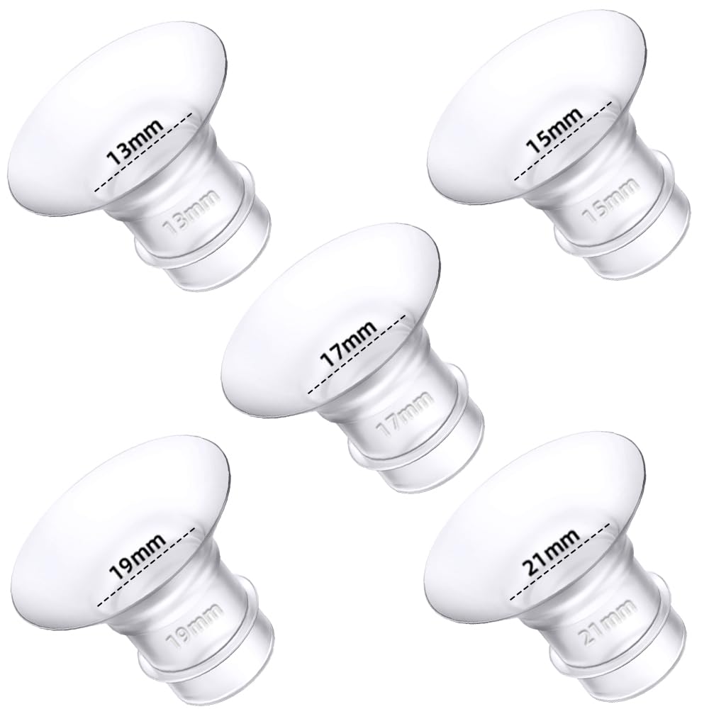 Flange Inserts 13/15/17/19/21mm for Medela,Spectra 24mm Shields/Flanges,Compatible with TSRETE,CPPSLEE,Momcozy S9/S9Pro/S12/S12P