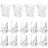 12Pcs Duckbill Valves Silicone Diaphragm Compatible With Eufy S1 Pro S1 E10, Lansinoh Discreet Duo, Ncvi Nicegreen Nuliie Zooawa