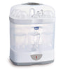 Chicco 2 In1 Steam Sterilizer | Sterilizes Upto 6 Bottles | Kills 99.9% Of Germs | 24Hrs Sterilization In 5 Mins | Auto Switch O