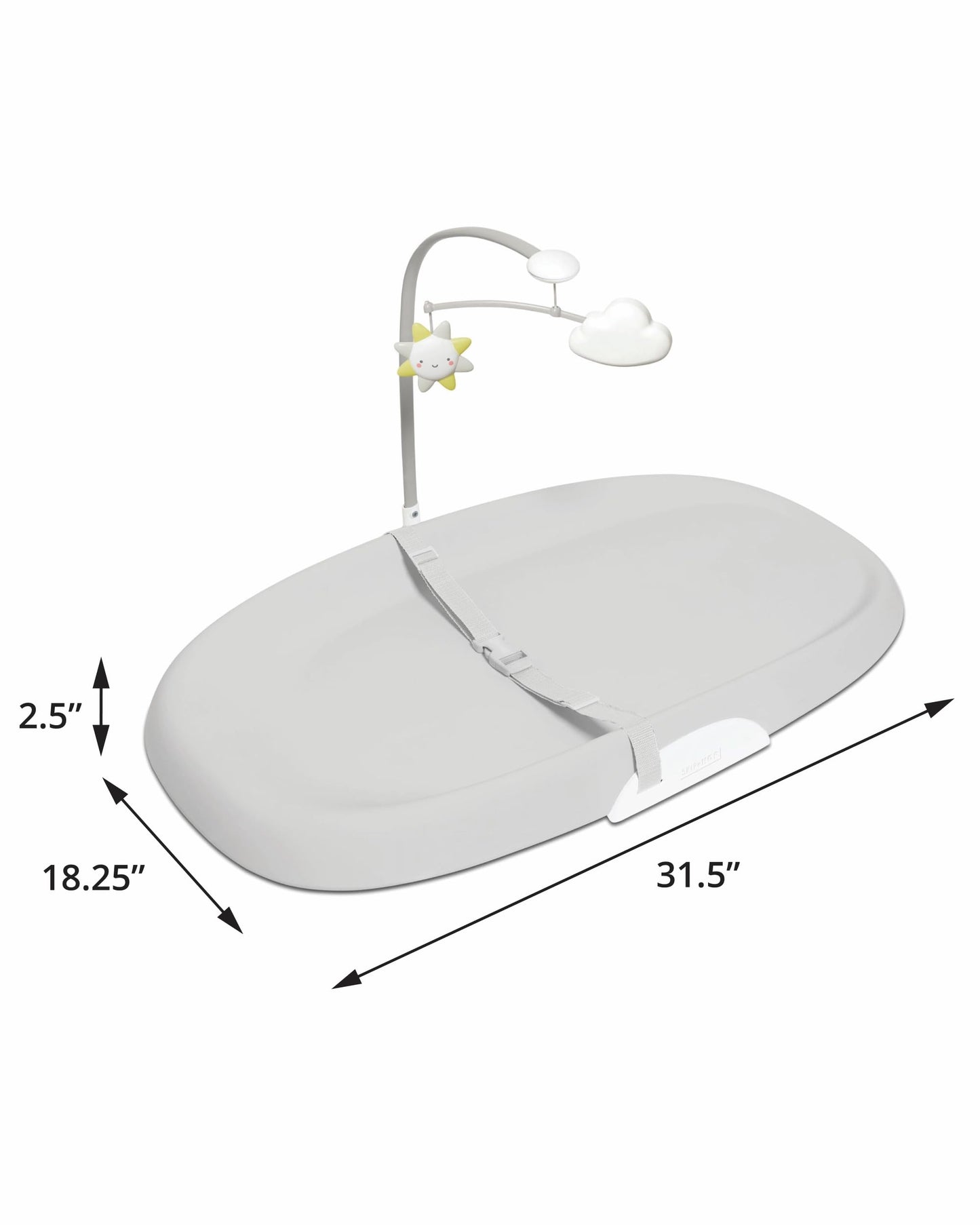 Skip Hop Nursery Style Wipe-Clean Changing Pad - Oat