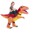 Hsctek Inflatable Dinosaur Costume Kids For Boys Girls, Inflatable Blow Up Riding Dinosaur Trex Costume Children, Inflatable Rid