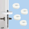 Babypro Baby Proofing Finger UShape Door Guard (Pack Of 4, White) For Kids Safety, NonToxic Eva Foam, Children Safety Door Sla