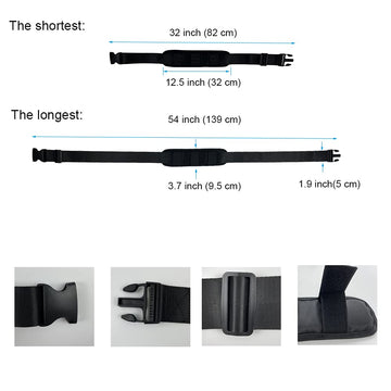 Oiloda Car Seat Carrying Shoulder Strap Car Seat Travel Belt Car Seat Strap Adjustable Shoulder Infant Carrier Transfer Belt For