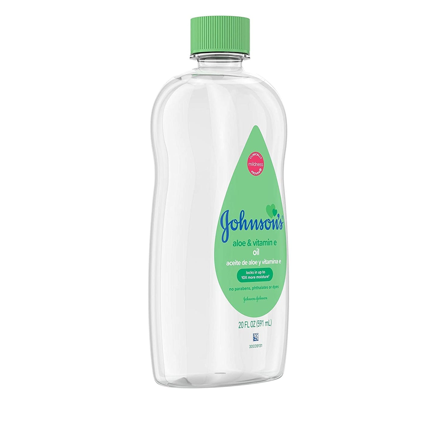 Johnson'S Baby Oil, Aloe Vera And Vitamin E, 20 Ounce (Pack Of 2)