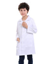 Toptie Kids Lab Coat For School Scientists Halloween Costume-White-5/6