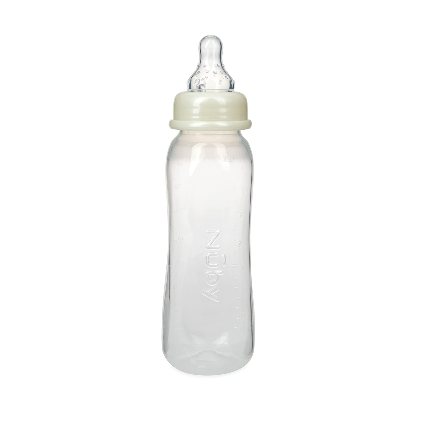 Nuby Standard Neck Tinted Bottle, 8Oz, 3+ Months, Single Pack Of 1, Colors May Vary