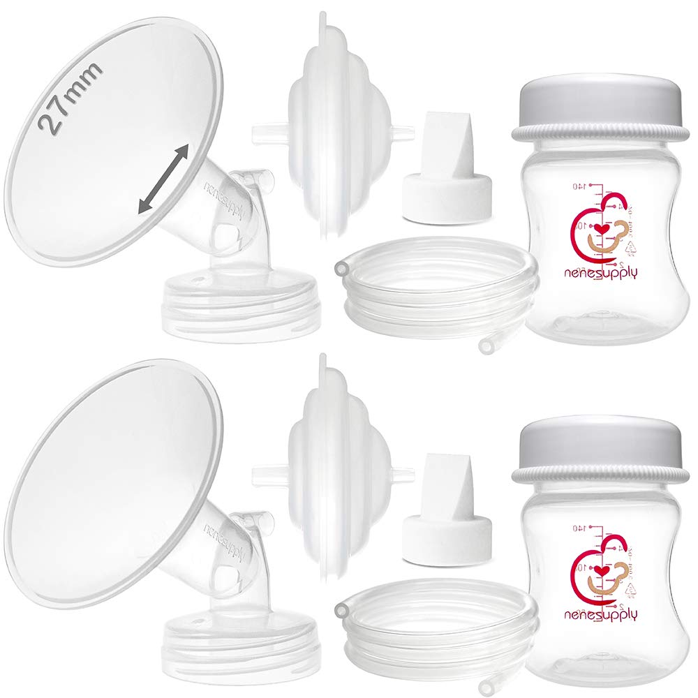 Nenesupply 27Mm Flange Pump Parts Compatible W Spectra S2 S1 Breast Pumps Replacement Kit For Spectra Pump Parts 27Mm S2 Parts S