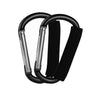 Stroller Hooks By Baby,2 Pcs Carabiner Stroller Hook Organizer For Hanging Purses, Diaper Bag, Shopping Bags. Clip Fits Single/T