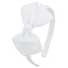 7Rainbows Fashion Cute White Bow Headband For Girls Toddlers.