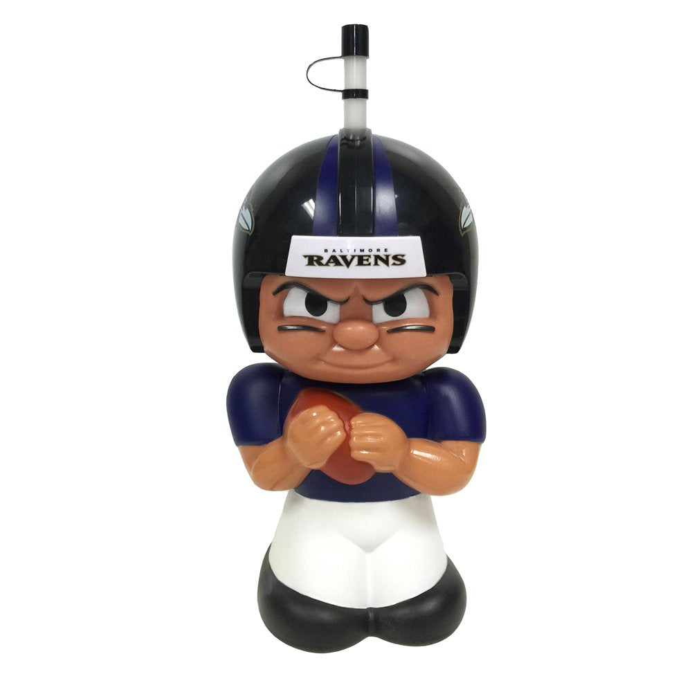 Party Animal Nfl Baltimore Ravens Big Sip 3D Water Bottle, 16Oz
