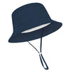 Durio Sun Hat Bucket Hats Wide Brim Summer Hat Sun Protection Beach Hat D Navy Solid 4-8 Years