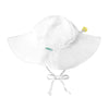 green sprouts Toddler Brim Sun Protection Hat, White, 2T-4T