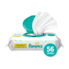 Pampers Baby Wipes Sensitive Perfume Free 1X Pop-Top Pack 56 Count