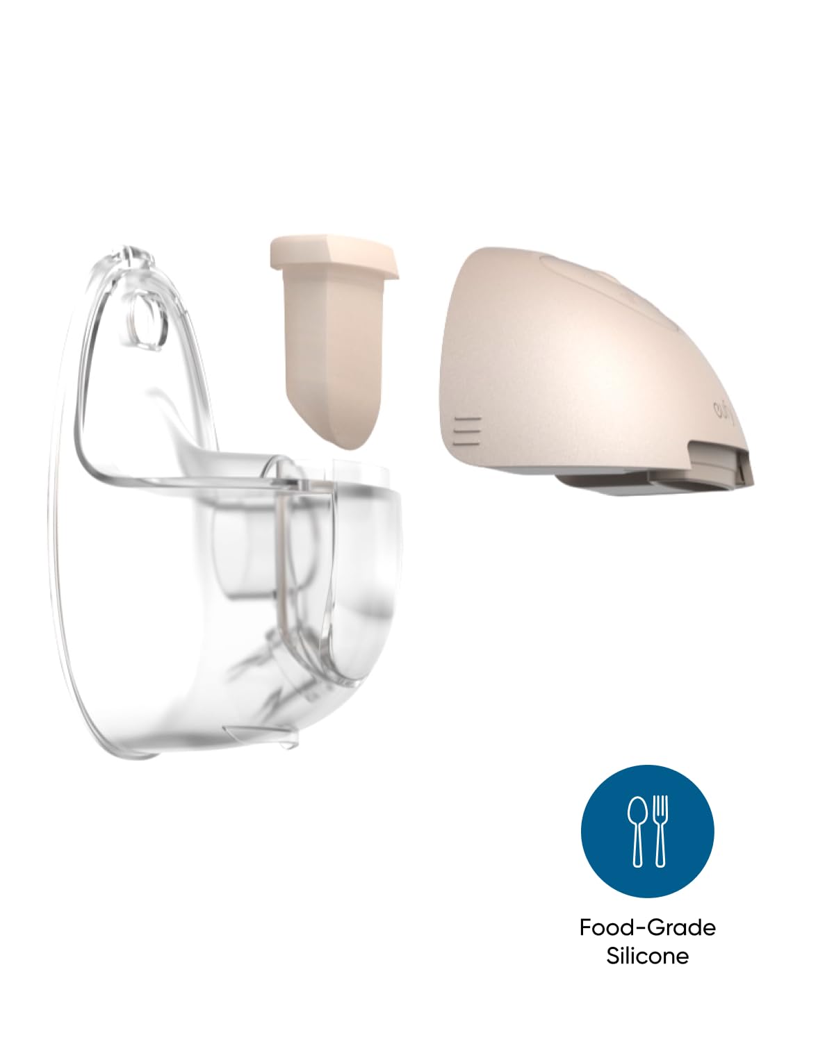 Eufy Original Diaphragm (2-Pack) For Wearable Breast Pump E10/S1/S1 Pro, Food-Grade Silicone, Suction Regulation, Easy To Clean