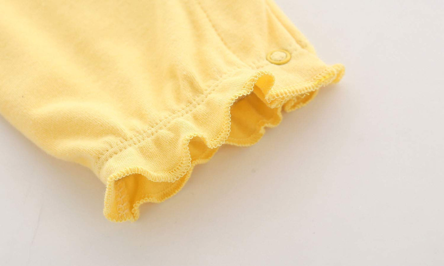 Infant One Piece Jumpsuit 100% Organic Cotton Romper For 0-3 Month Newborn Baby Spring Autumn Summer Outerwear Embroidery