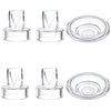 4pcs Duckbill Valves and 2pcs Silicone Diaphragm Compatible with Momcozy S12 Pro/S9 Pro/TSRETE S12/Kmaier S12 Wearable Breast Pu